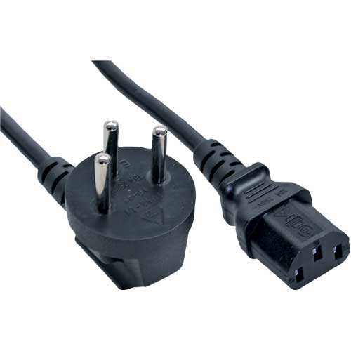 Naar omschrijving van 16653S - InLine Voedingskabel,  netstekker IsraÃ«l naar IEC connector, 3m