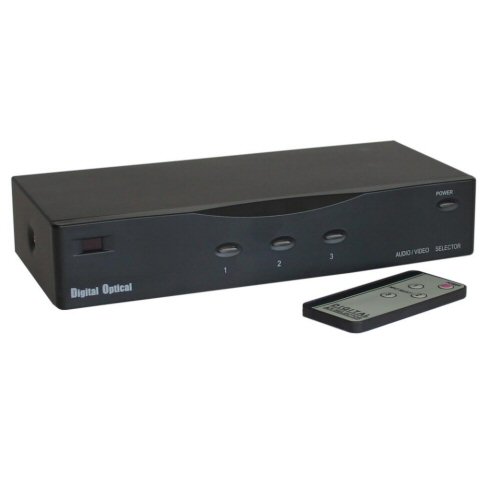 Naar omschrijving van 19999C - InLine Audio Video Toslink schakelaar,  3-IN / 1-OUT, met IR afstandsbediening