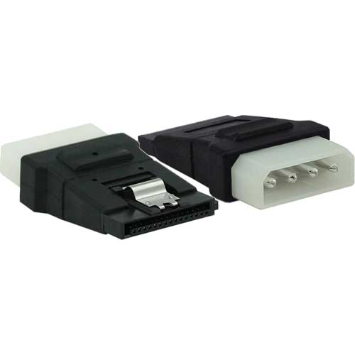 Naar omschrijving van 29678A - InLine SATA voedingsadapter 5.25Inch (13.34cm) jack naar SATA stekker