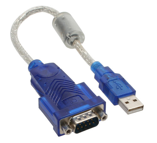 Naar omschrijving van 33304D - InLine  Premium USB->SeriÃ«le adapterkabel