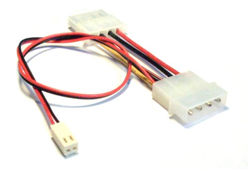Naar omschrijving van 33327 - InLine Moederbord adapterkabel,  2-pins Molex socket naar dubbele Y-connector, lengte 30cm
