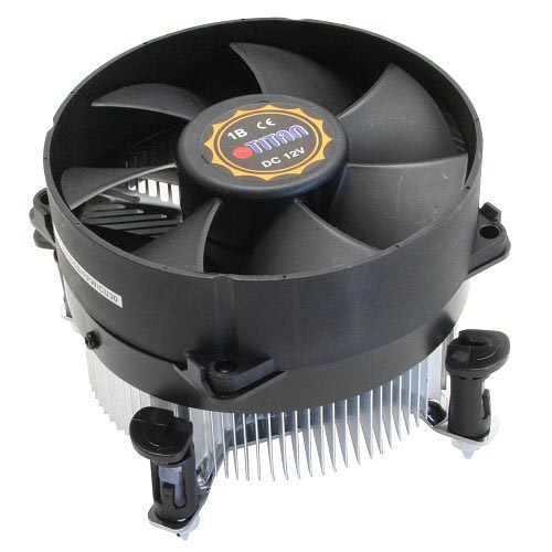 Naar omschrijving van 33727E - Heat sink Titan DC-775K925B/RPW/CU30, for Intel Socket 775