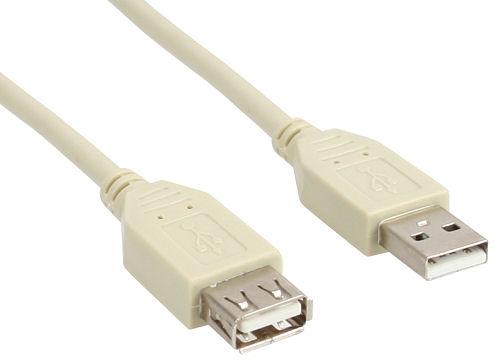 Naar omschrijving van K5248-1-5 - USB2.0 A-A verlengkabel, 1.5m grijs