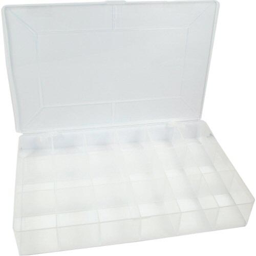 Naar omschrijving van 43009C - InLine Opbergdoos kleine onderdelen, 18 vakken, afmetingen: 273x186x41mm,