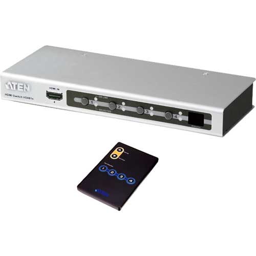 Naar omschrijving van 57884B - HDMI Switcher, Aten VS481A, 4-Port