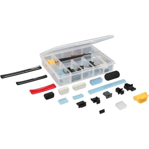 Naar omschrijving van 59941C - Dust Cover Set for all common external PC Interfaces 44pcs