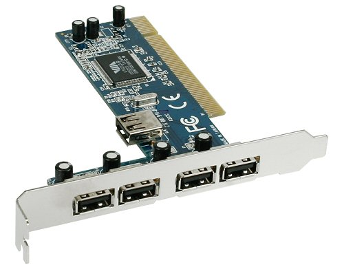 Naar omschrijving van 66673V - InLine PCI USB 2.0 host controller kaart (4-ext, 1-int. Poorten)