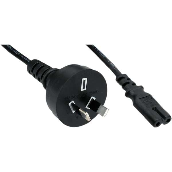 Naar omschrijving van 16654B - Voedingskabel, netstekker AustraliÃ«/ArgentiniÃ« naar Euro 8 socket, 3x0,75mm 1.8m
