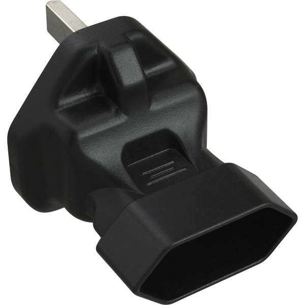 Naar omschrijving van 16702 - InLine Travel Adapter Great Britain to Euro Socket up to 3 Amps 220-240 volts