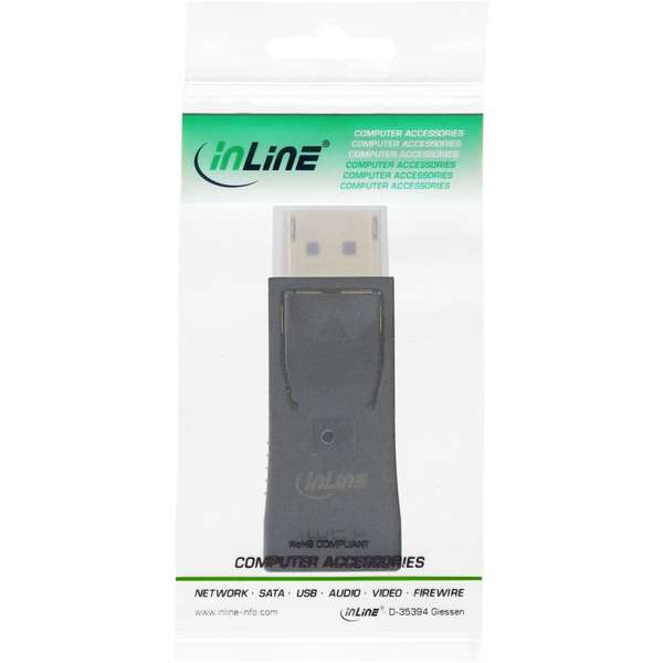 Naar omschrijving van 17198L - DisplayPort Adaptor, DisplayPort male to HDMI female, 4K/60Hz, with Audio, black