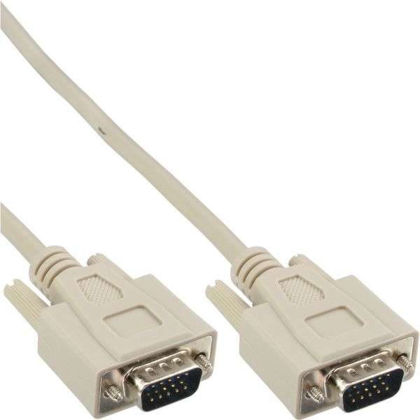 Naar omschrijving van 17712A - InLine VGA kabel, grijs, 15HD M/M, 3m
