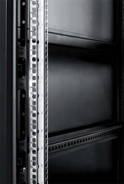Naar omschrijving van AST19-8042PD - 42U, 19Inch stalen geperforeerde dubbele deuren, Maat(BxD): 800x1000