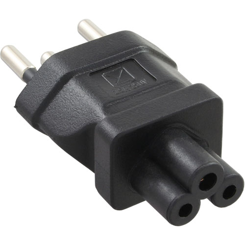 Naar omschrijving van 16710S - InLine Netzadapter, Schweiz Stecker auf Notebook Kupplung