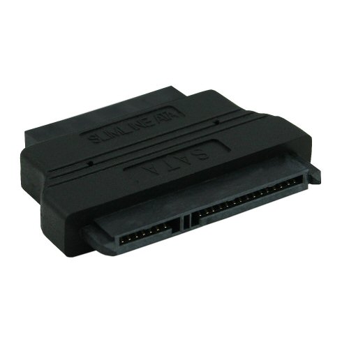 Naar omschrijving van 29612 - InLine SATA adapter,  SATA 22-pins kabelzijde naar Slimline SATA 13-pins PCB-zijde