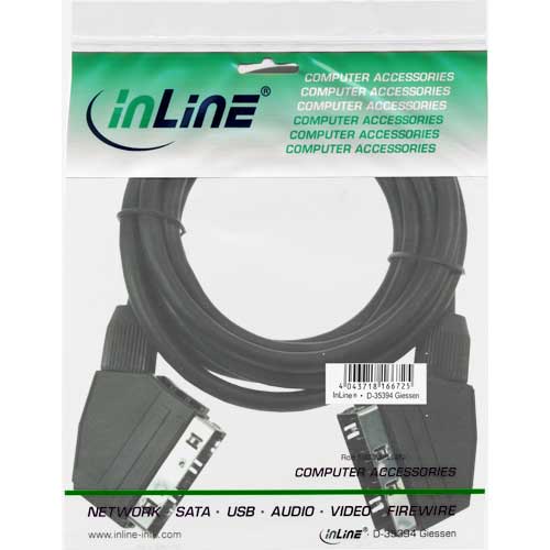 Naar omschrijving van 89972 - InLine Scartkabel,  M/M, 2m