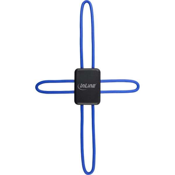 Naar omschrijving van 23301B - InLine Universal Smartphone Holder Smart Hold, blue