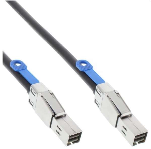 Naar omschrijving van 27638A - InLine external Mini SAS HD cable SFF-8644 to SFF-8644 12Gb/s, 0,5m