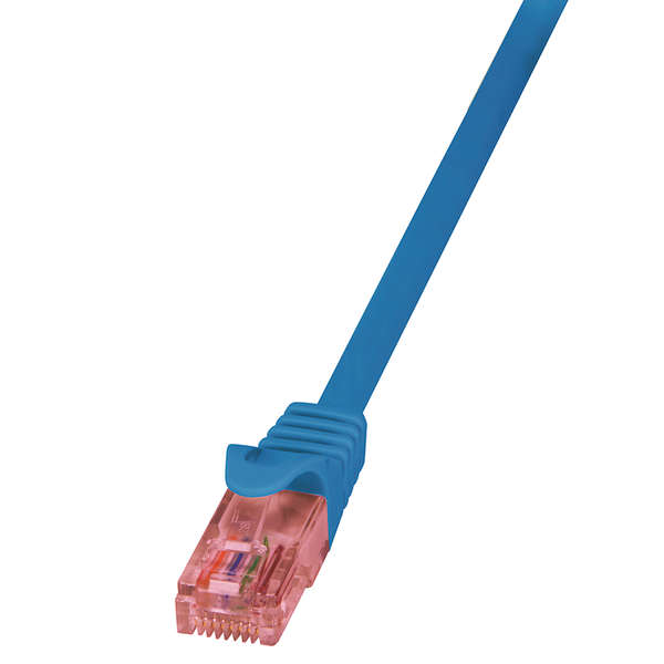 Naar omschrijving van CQ2086U - Patch Cable Cat.6 UTP blue 7,5 m LogiLink