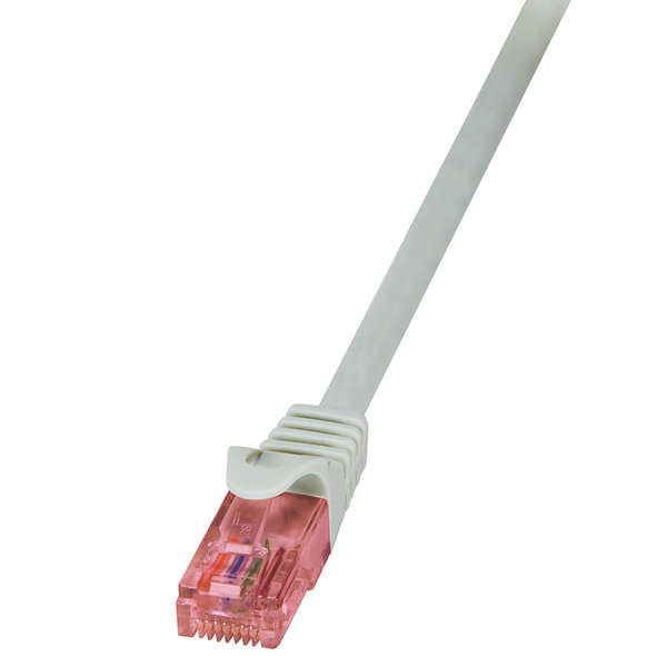 Naar omschrijving van CQ2122U - Patch Cable Cat.6 UTP grey 30 m LogiLink