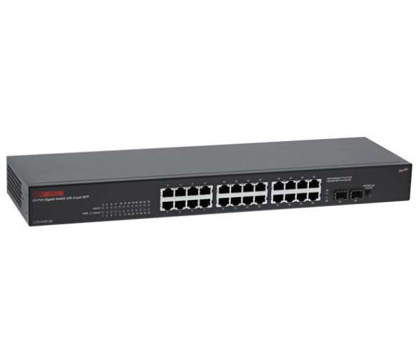 Naar omschrijving van 32328N - Gigabit Switch, 24-Port, 2 SFP slots Longshine LCS-GS9126
