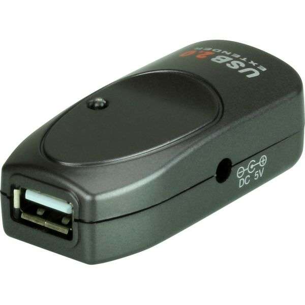 Naar omschrijving van 33600E - USB 2.0 extension up to 60m via RJ45 Cat. 5/5e/6 cable, inclusive power supply