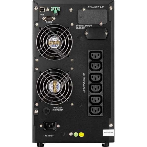 Naar omschrijving van 42001K - AEG UPS ONL 2000 VA Protect C.2000