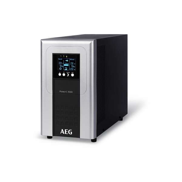 Naar omschrijving van 42001L - AEG UPS ONL 3000 VA Protect C.3000