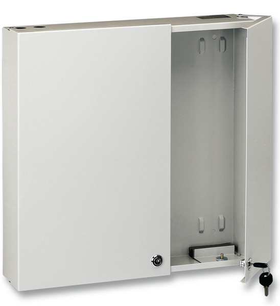 Naar omschrijving van 53604-1 - Metalen aansluitbox, met 2 deuren, 445 x 445 x 95mm