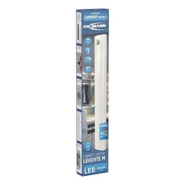 Naar omschrijving van 58862U - LED-kastverlichting M, met bewegingssensor, geÃ¯ntegreerde batterij