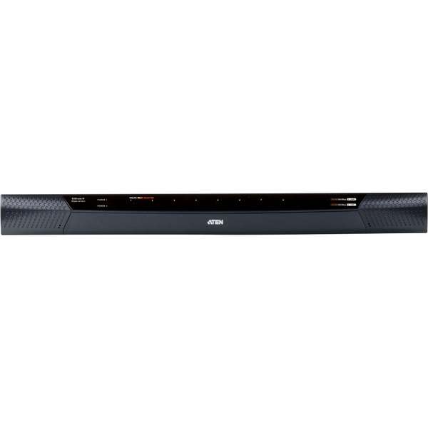 Naar omschrijving van 60669O - ATEN KN1108VA KVM-Over-IP Switch 8-Port, with virtual media, max. 1920 x 1200