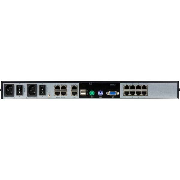 Naar omschrijving van 60669O - ATEN KN1108VA KVM-Over-IP Switch 8-Port, with virtual media, max. 1920 x 1200