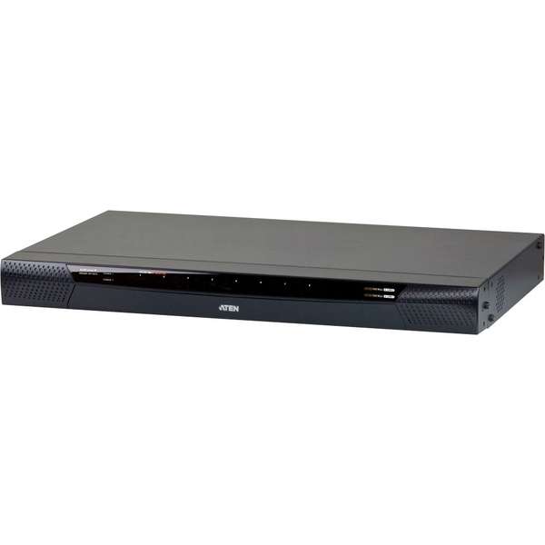 Naar omschrijving van 60669O - ATEN KN1108VA KVM-Over-IP Switch 8-Port, with virtual media, max. 1920 x 1200