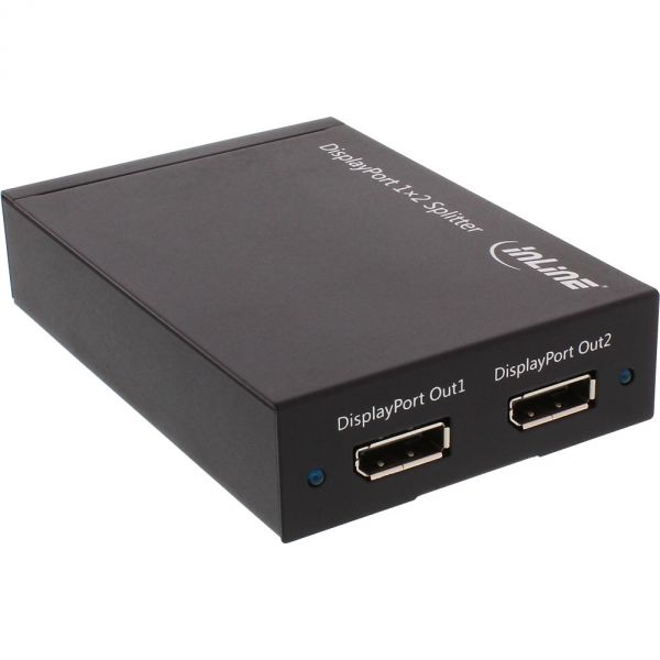 Naar omschrijving van 65008 - InLine DisplayPort 2 Port Splitter to connect two DisplayPort devices