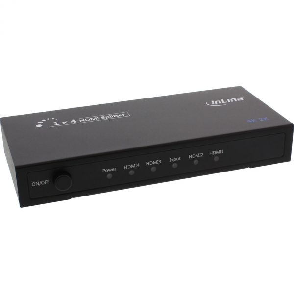 Naar omschrijving van 65010 - InLine Splitter HDMI 4-port, 4Kx2K support
