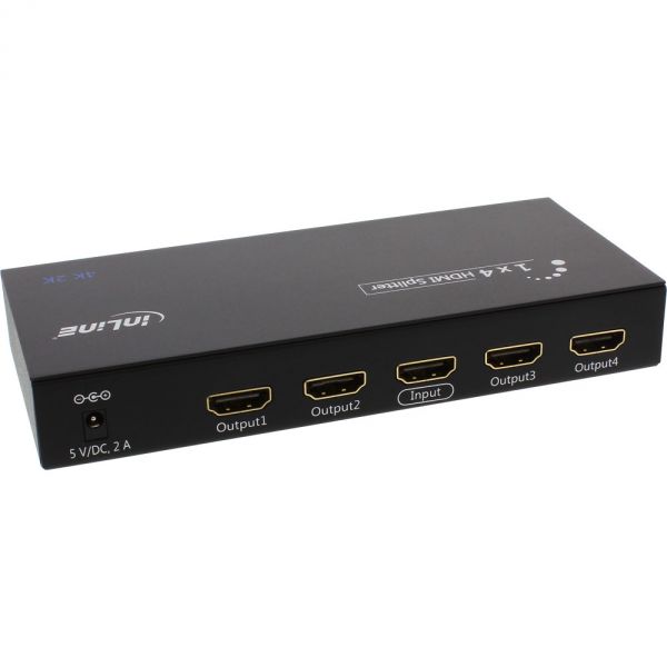 Naar omschrijving van 65010 - InLine Splitter HDMI 4-port, 4Kx2K support
