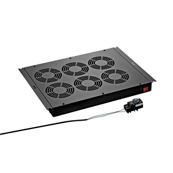 Naar omschrijving van 691659SWV3 - 19 Inch built-in fan, 6x fan u. Network and Server Cabinets
