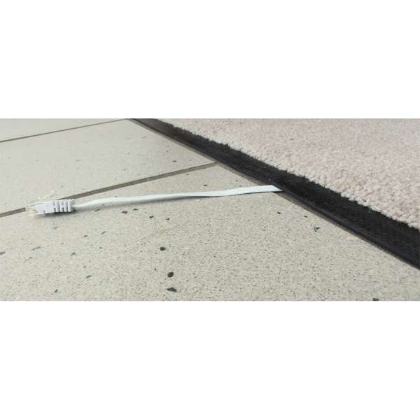 Naar omschrijving van 71601S - InLine Platte patchkabel,  UTP, Cat. 6, zwart, 1m