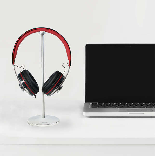 Naar omschrijving van AA0105 - Aanbieding Aluminium koptelefoonstandaard