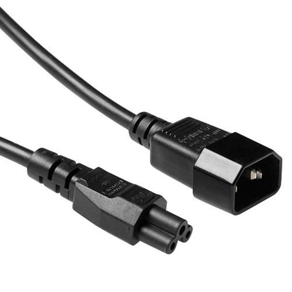 Naar omschrijving van AK5433 - ACT C14 to C5 black 1,00 m