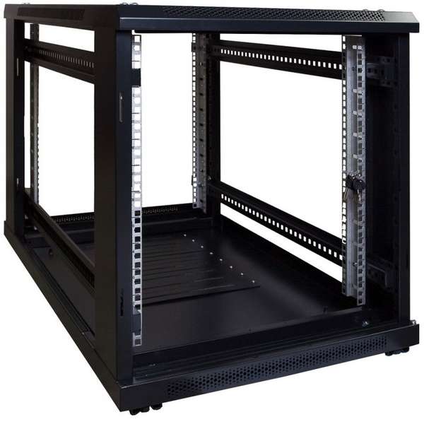Naar omschrijving van AST19-6012 - 12U, 19Inch serverkast, glazen deur (BxDxH) 600x1000x643mm