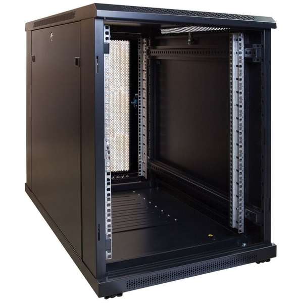 Naar omschrijving van AST19-6015PP - 15U, 19Inch serverkast, geperforeerde deuren (BxDxH) 600x1000x769mm