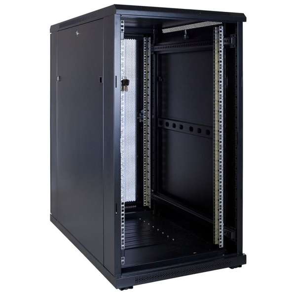 Naar omschrijving van AST19-6022PP - 22U, 19Inch serverkast, geperforeerde deuren (BxDxH) 600x1000x1094mm