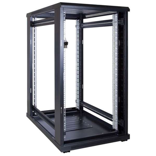 Naar omschrijving van AST19-6022PP - 22U, 19Inch serverkast, geperforeerde deuren (BxDxH) 600x1000x1094mm