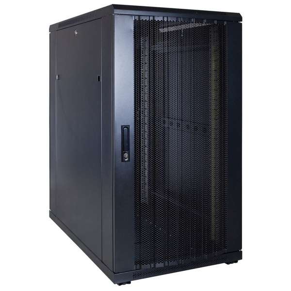 Naar omschrijving van AST19-6022PP - 22U, 19Inch serverkast, geperforeerde deuren (BxDxH) 600x1000x1094mm