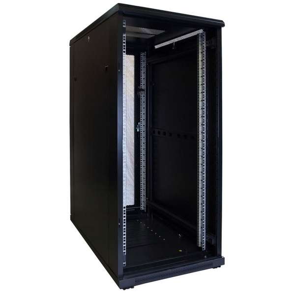 Naar omschrijving van AST19-6027PP - 27U, 19Inch serverkast, geperforeerde deuren (BxDxH) 600x1000x1316mm