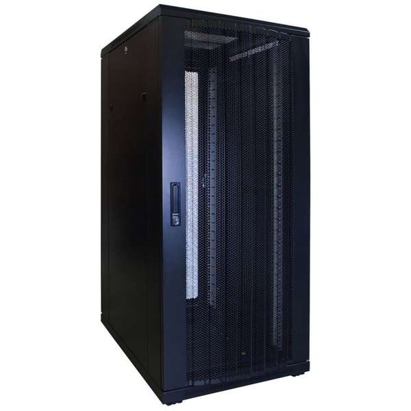 Naar omschrijving van AST19-6027PP - 27U, 19Inch serverkast, geperforeerde deuren (BxDxH) 600x1000x1316mm