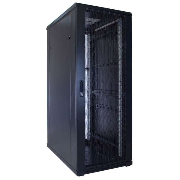 Naar omschrijving van AST19-6032PP - 32U, 19Inch serverkast, geperforeerde deuren (BxDxH) 600x1000x1538mm