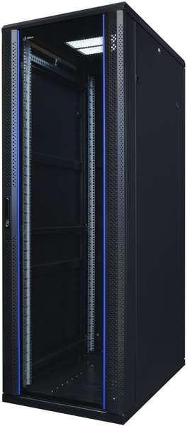 Naar omschrijving van AST19-6037 - 37U, 19Inch serverkast, glazen deur (BxDxH) 600x1000x1761mm