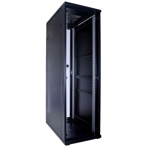 Naar omschrijving van AST19-6042PP - 42U, 19Inch serverkast, geperforeerde deuren (BxDxH) 600x1000x1983mm