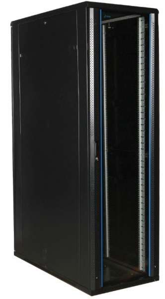 Naar omschrijving van AST19-6242 - 42U, 19Inch serverkast, glazen deur (BxDxH) 600x1200x1983mm
